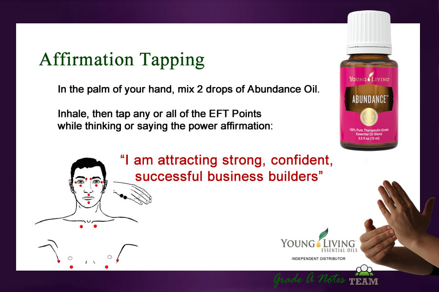 Young Living Abundance Oil for Affirmation Tapping